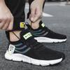 Fashion Men Casual Sport Shoes Breathable Lightweight Sneakers Outdoor Mesh Black Running Shoes Athletic Jogging Tenis Walking Shoes