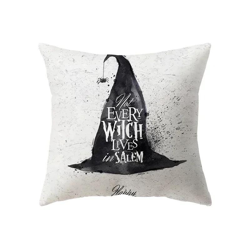 Pumpkin Throw Pillow Cover Halloween Theme Series Throw Pillow Cover Sofa Chair Bed Cushion Cover Home Decor
