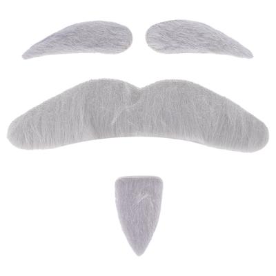 Gefälschte Schnurrbart Selbstklebende Neuheit Phantasie Kostüm Schnurrbart Augenbraue Aufkleber Party Supplies