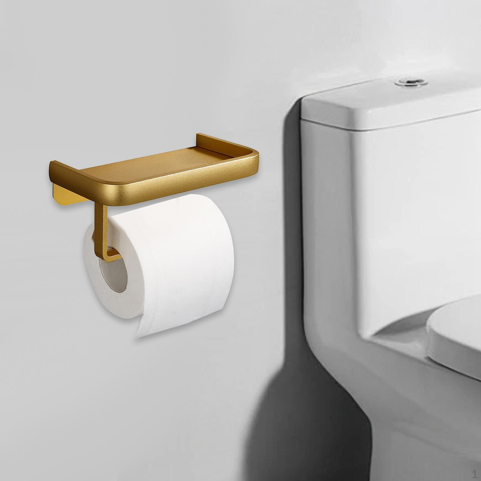 

Держатель для салфеток, органайзер для полотенец, настенное крепление для хранения без дрели, экономия места, рулон алюминиевой бумаги золотой