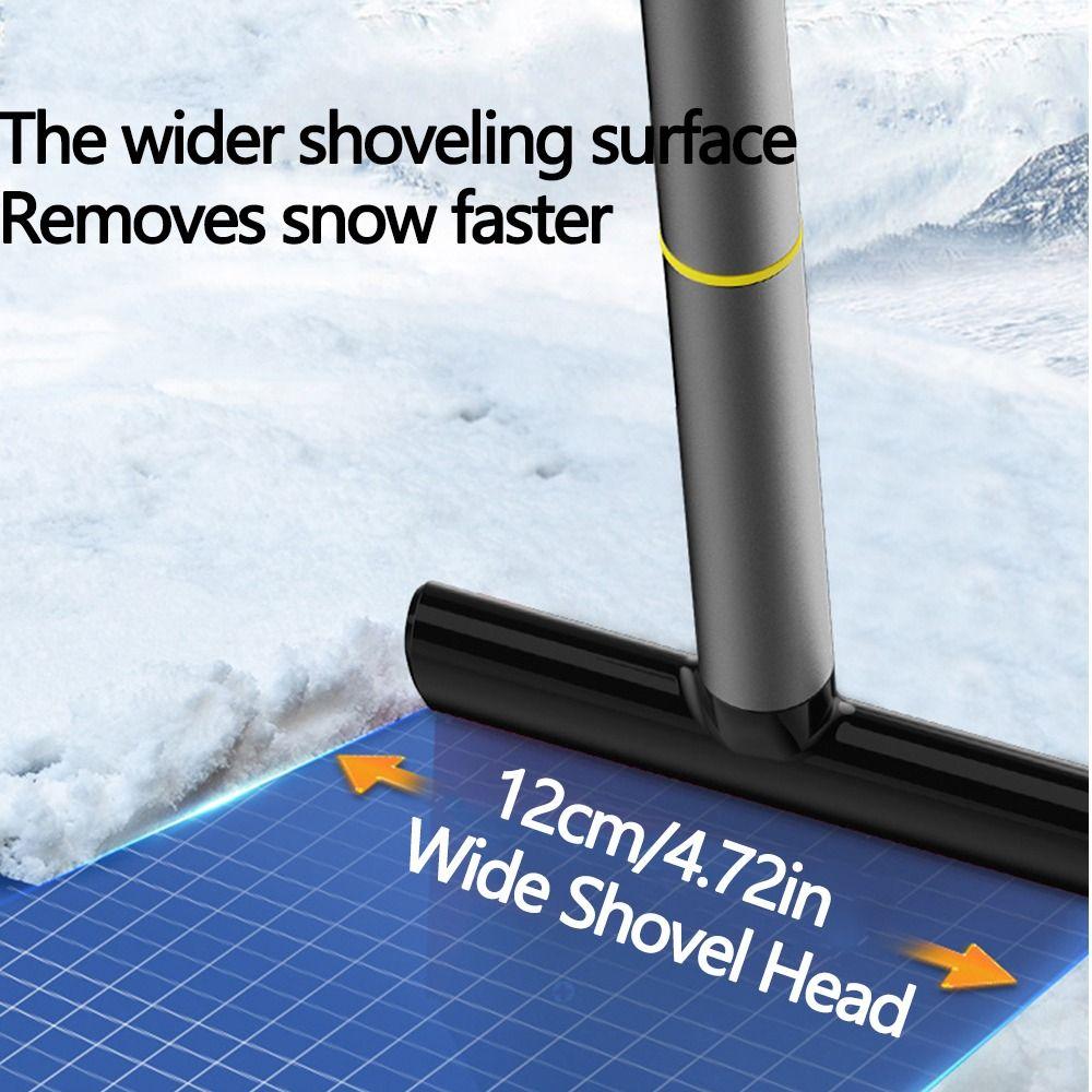 2 in 1 Snow Cleaning Scraping Tool Zinc Zinc Alloy Ice Breaker Car Windshield Ice Scraper  Clearing Stone