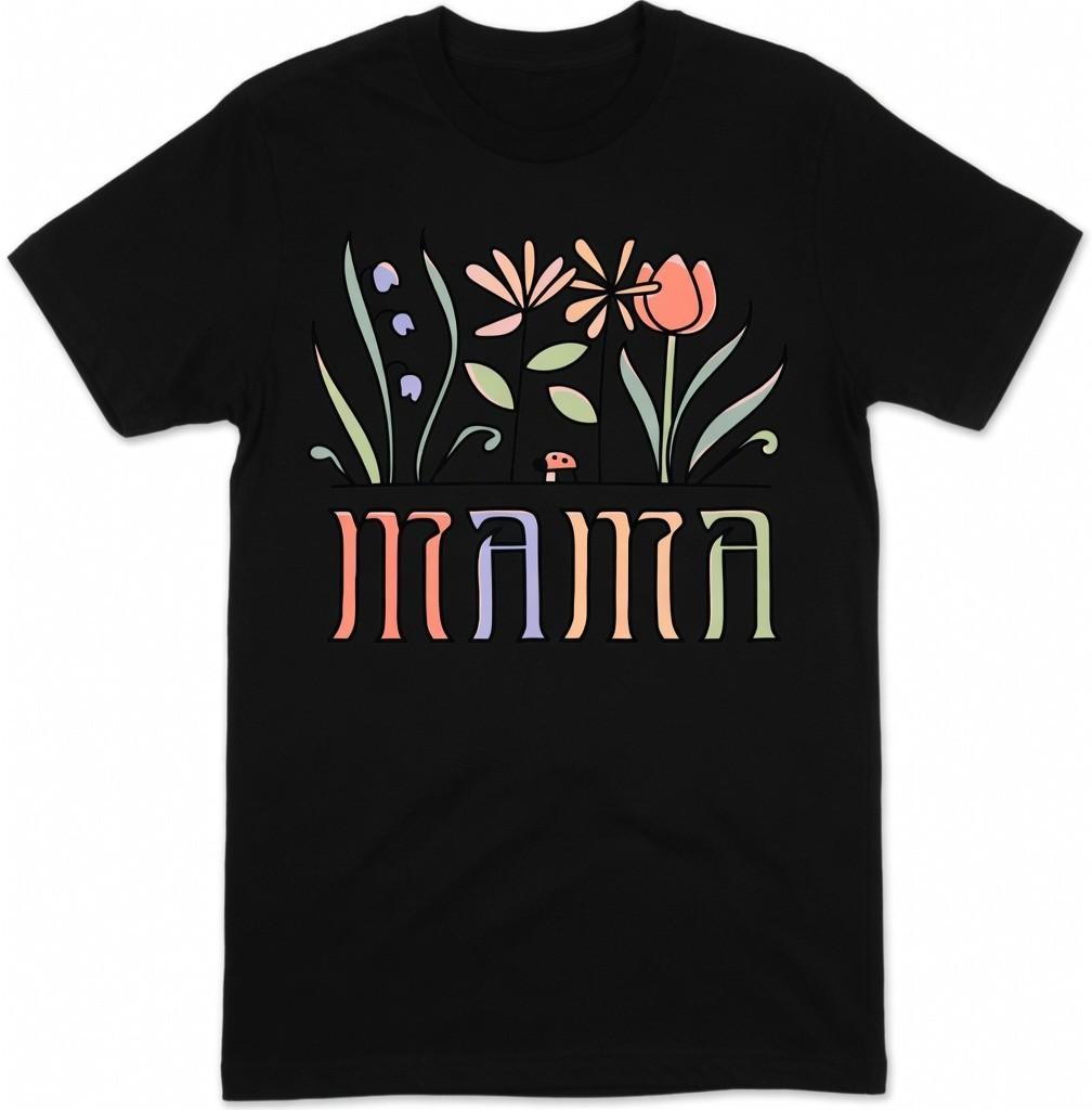 Cute Black Cat Floral Wreath Graphic Tee Vintage Cat Lover Gift XXXXL