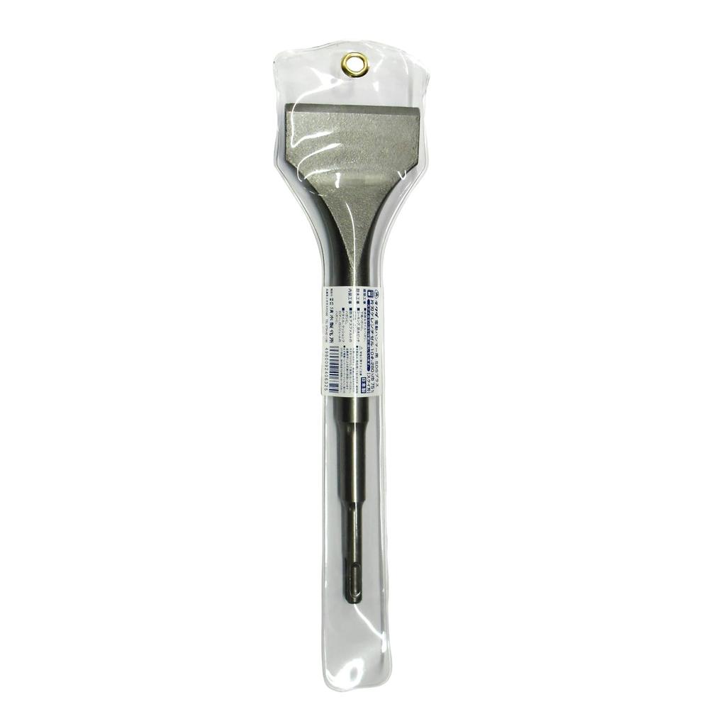 Shimizu Seisakusho Rakuda SDS Plus Knife Diameter 10 x 280 mm x Width 75 Scraper 10175 Single-Edged Wrench, mm, Blade,