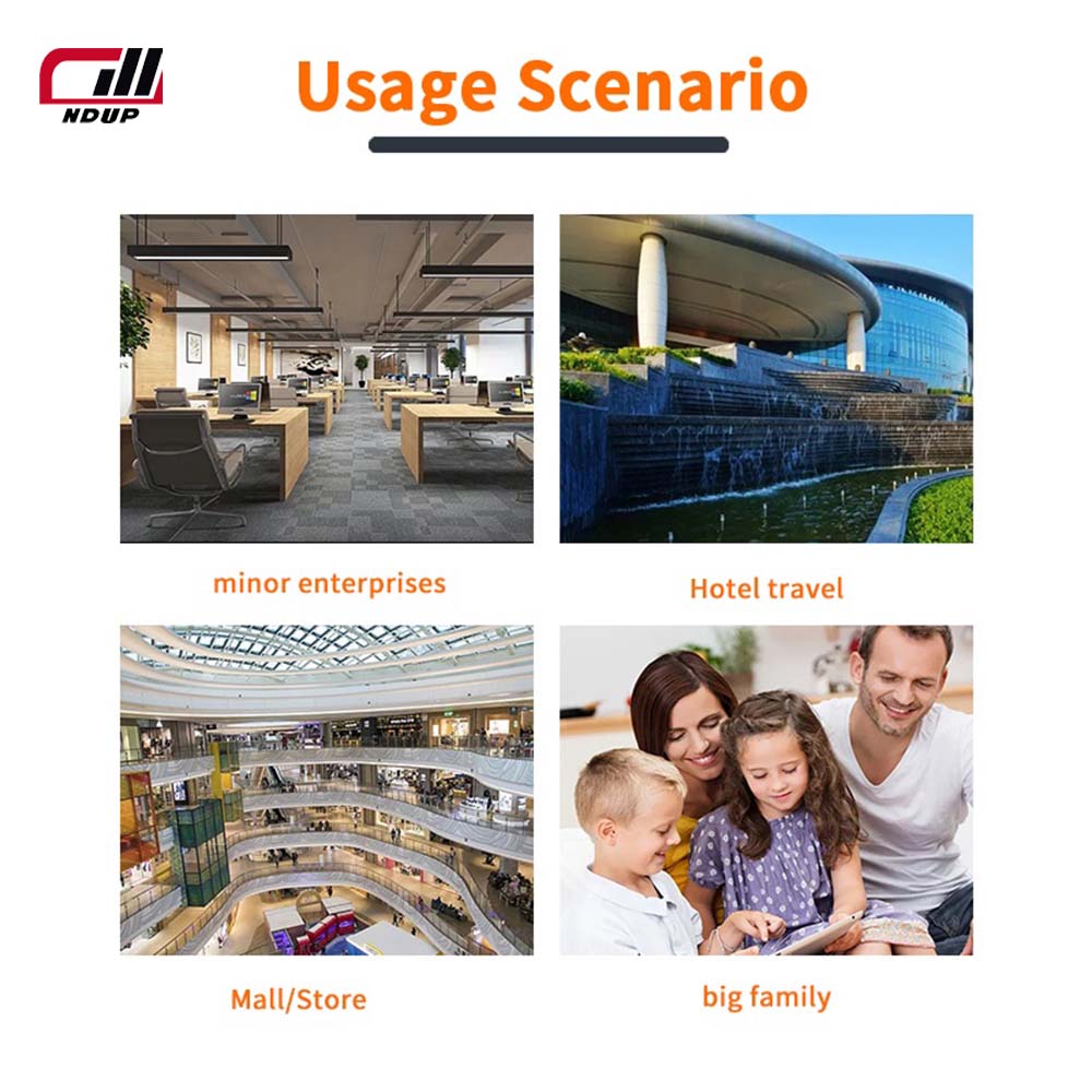 Router wireless NDUP H806 4G LTE - Mini modem, WiFi în bandă largă mobilă de 150 Mbps, baterie de 2100 mAh