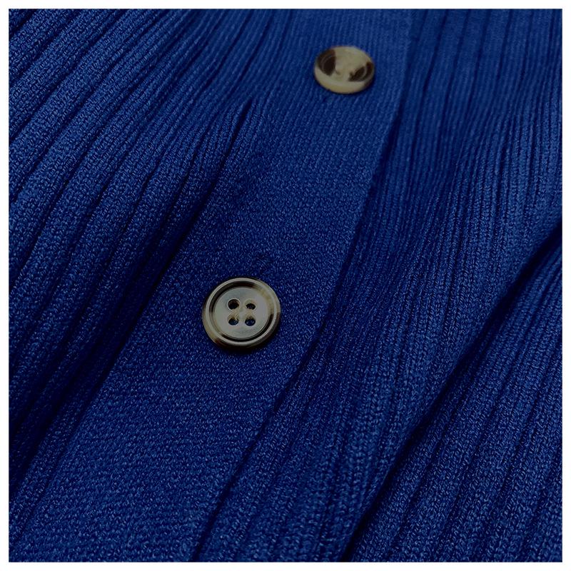 Women's Korean Style Slim-Fit V-Neck Knit Cardigan Sweater