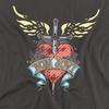 Bon Jovi Unisex Adult Dagger Heart T-Shirt
