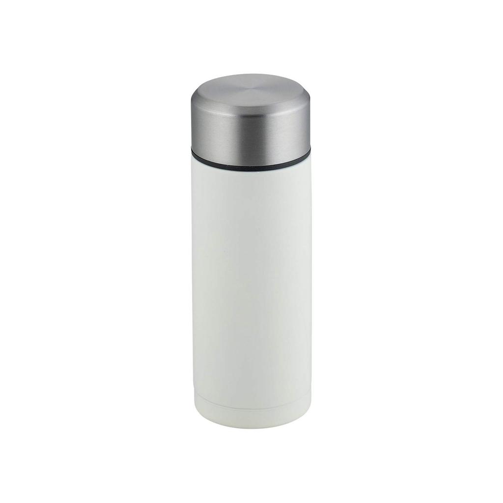 Wahei Fraise Mini Screw Petit Bottle Pocket-Sized Mug, 150ml, Ivory, Cap, Portable, One-Cup Capacity, RH-1520