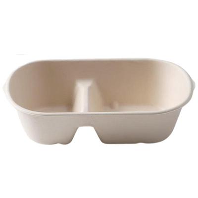 Chef's Choice Compostable Sugarcane Pulp Meal Containers with Lids