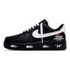Nike Air Force 1 British Slip Resistant, Abrasion Resistant, Lightweight Low Top Skateboard Shoes Unisex Black White CW2288-001(Team508-)