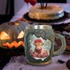 Bigfoot Forest Fire Mug 3d Retro Coffee Cup Artificial Nature Tree Art Cup Hiking Camping Enthusiast Gift Home Kitchen Accessor