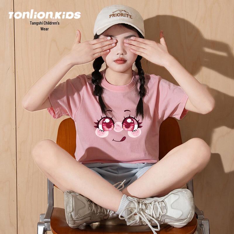 Girls Cotton Short Sleeve T-Shirt 140