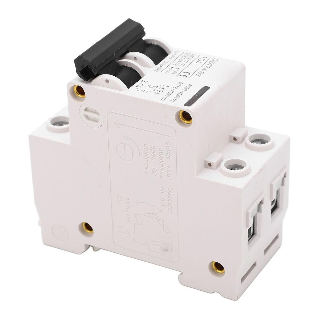 Circuit Breaker 2P 10A 400V AC DC MCB Leakage Protection Switch for Home Solar Panel