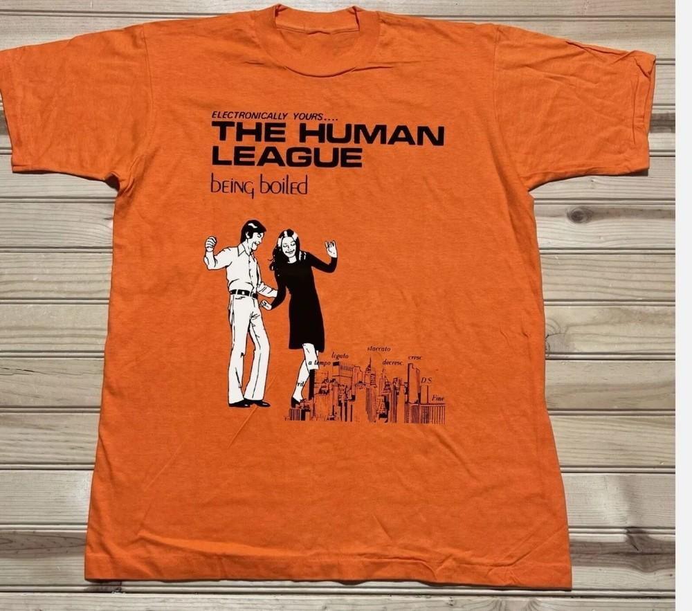 The Human League Being Boiled Gift For Fan On Tour Shirt Full Size Orange BL1742