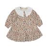 Louis Misha Kinderkleid Blumen Heidi Grau W25 S0043