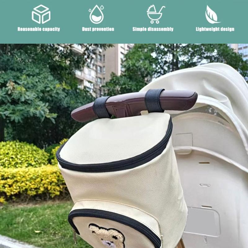 Multifunction Strollers Accessory Pouches Baby Gear Bag Strollers Hanging Bag Convenient Strollers Hook On Carryal for Outdoor