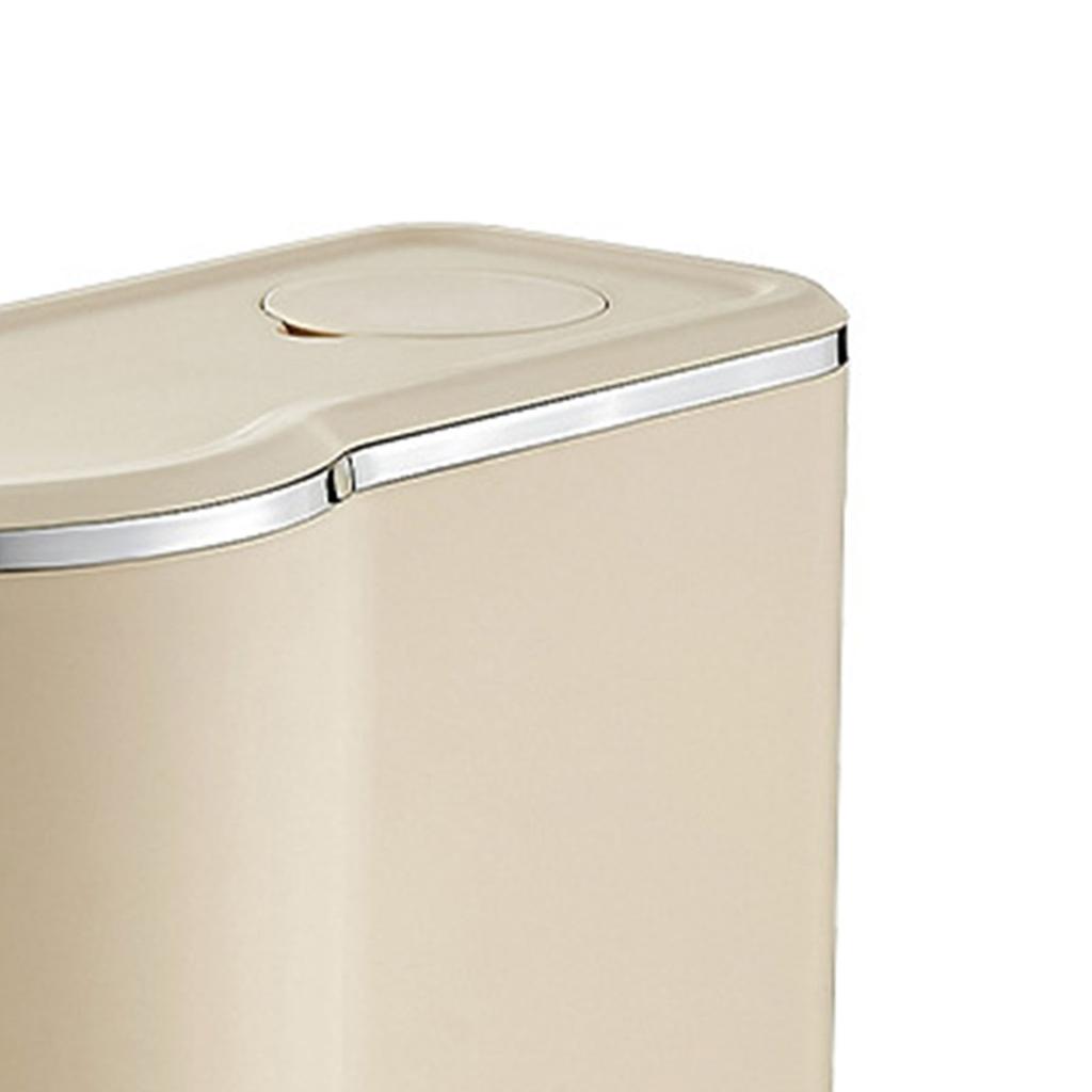 Küchen Reisspender Pressdesign Reisbehälter Lebensmittelaufbewahrungsbehälter Haushalt Getreidespender Eimer mit Messbecher