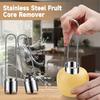 Stainless Steel Multi-Purpose Fruit Vegetable Corer Seed Remover Universal Kitchen Gadget for Apple Pear Tomato Bell Pepper