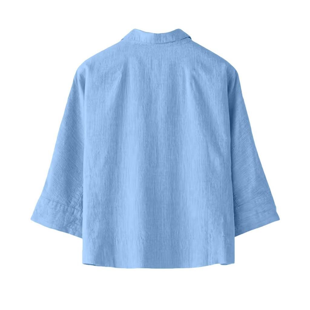 Women's Knit  Short-Sleeve Top Casual Comfortable  Blouse