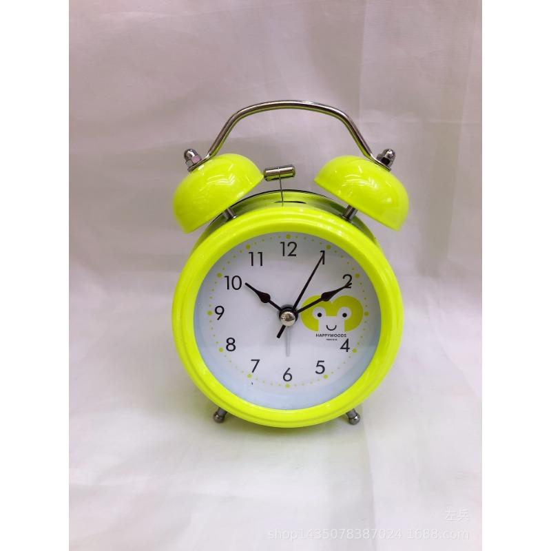 3-inch Metal Digital Cartoon Ringing Alarm Clock Children's Study Clock Multifunctional Fashion Pendulum Clock