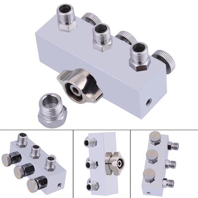 Hose Splitter, 3 - Way Brush Brush Hose Brush Quick Connect Adjust Regulation Valve Knob