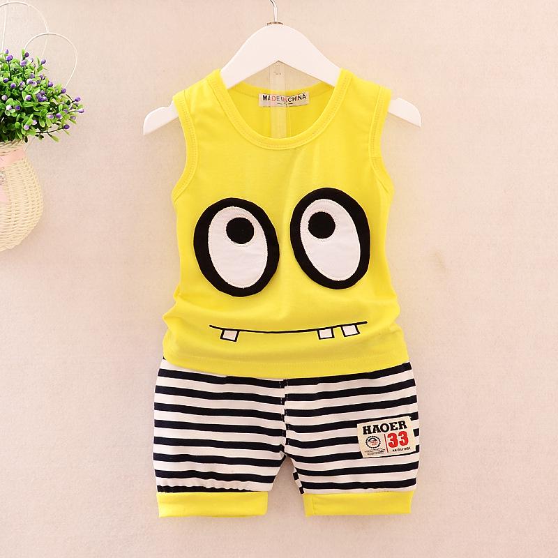 Korean-Style Summer Floral Vest & Shorts Set for Girls (0-4 Years)