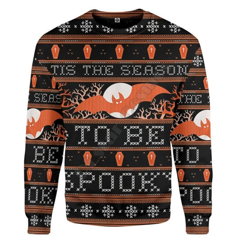 New Men's Round Neck Sweatshirt To Come and Flow Fashionable 3D Digital Tattoo Printed Top