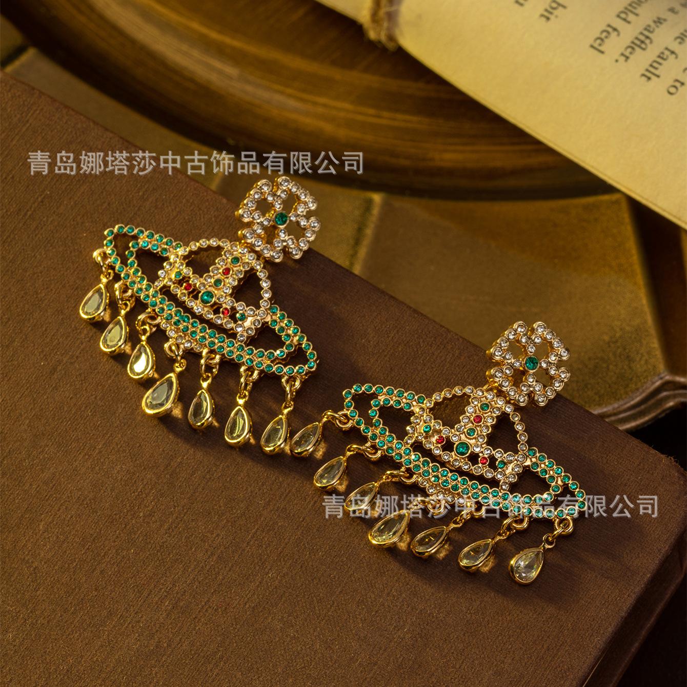 Pre-owned jewelry, high stock, boho style, planetary jewelry set, multi-layer necklace, fashion, personality, niche accessories