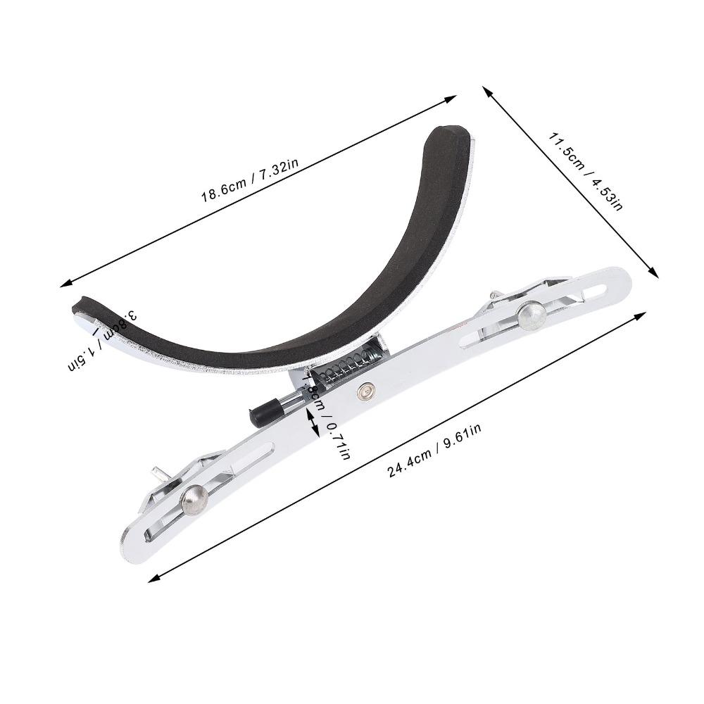 Stable Construction Snare Drum Support Metal, Sponge Drum Leg Rest For Professionals