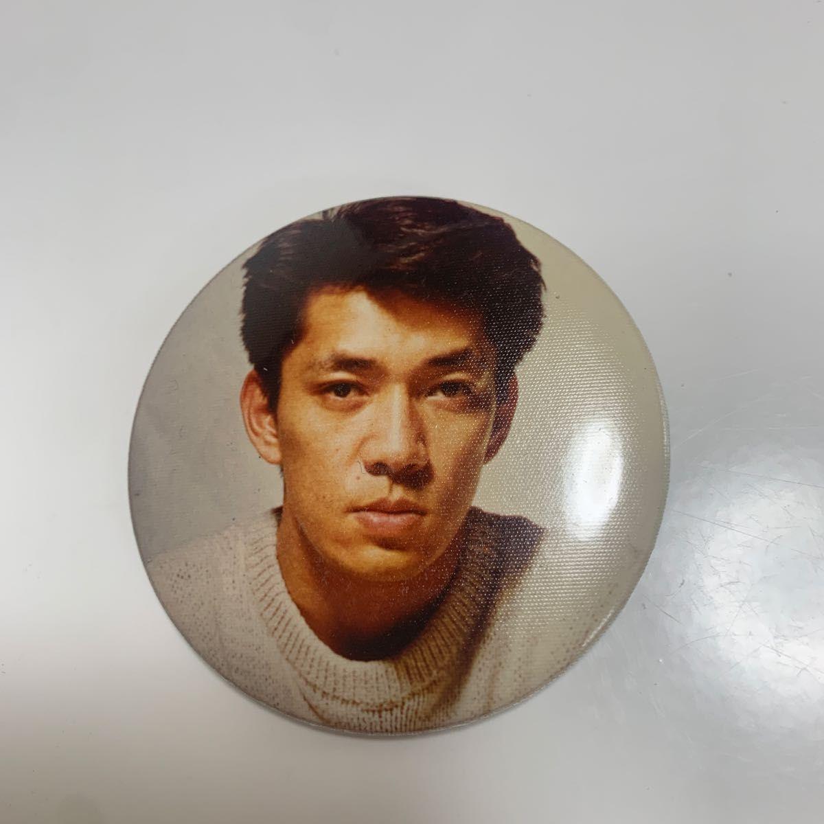 Used Ryuichi Sakamoto can badge portrait photo design
