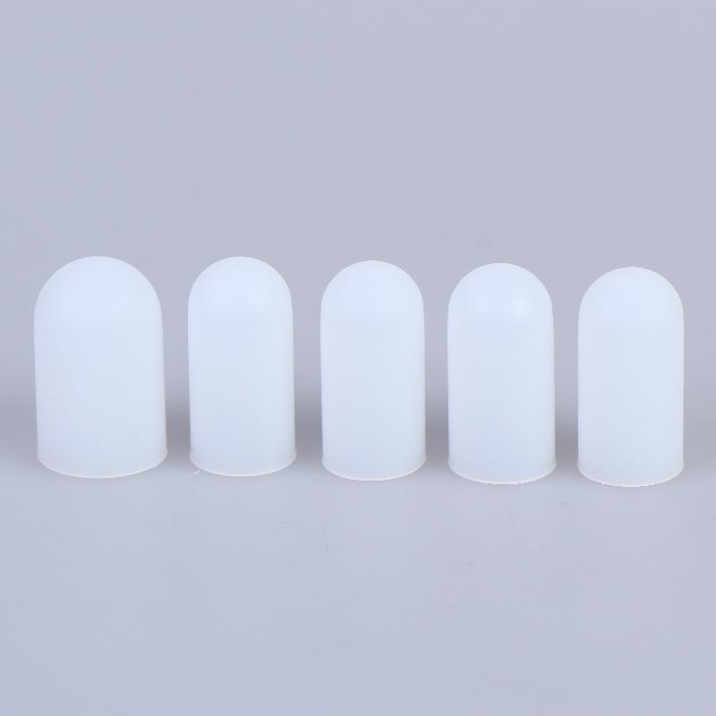 5/10Pcs Silicone Finger Protectors Heat Resistant Anti Slip Anti Scalding Antistatic Finger Cots Single-Finger Transparent Cover