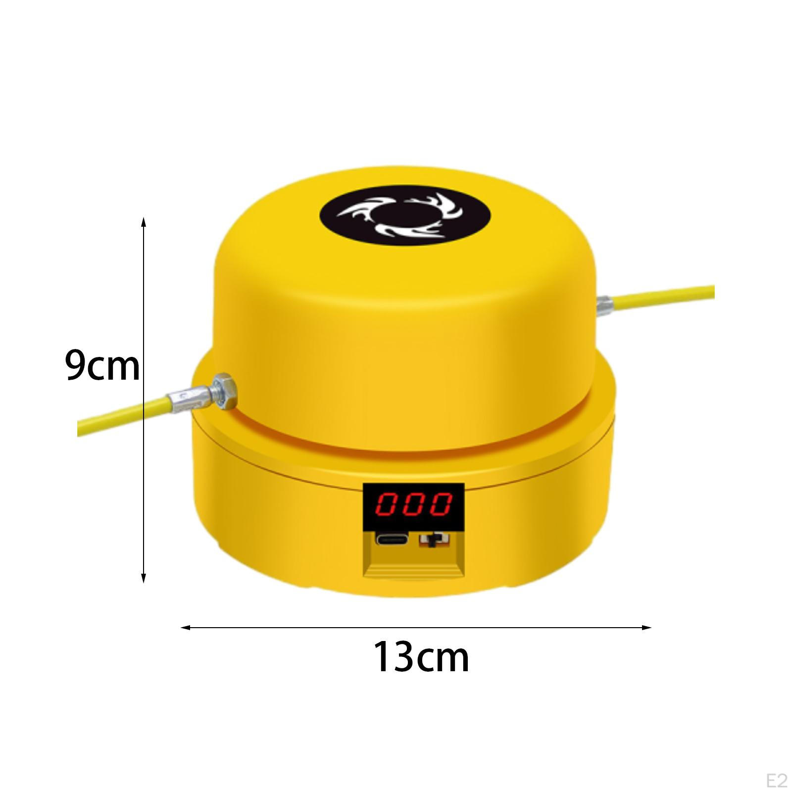 

Носимая скакалка-машина Перезаряжаемая Долговечная Развлекательная Автоматический подсчет Взрослые Электрическая Скакалка для Фитнес-тренировок жёлтый