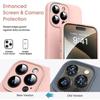 Protective Case - E.F.CONNECTION - for iPhone 16 Pro - Matte Silicone - Ultra Slim - Pink