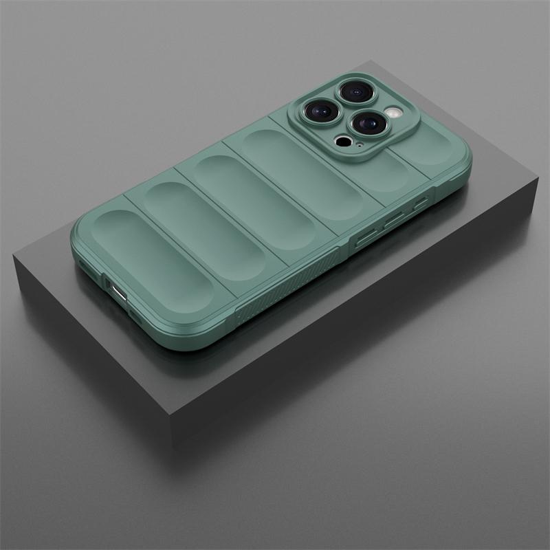 For Apple iPhone 16 Pro Case Cover Shockproof Coque Anti-slip Silicone Rubber Funda Para Back Cover For iPhone 16 Pro Max