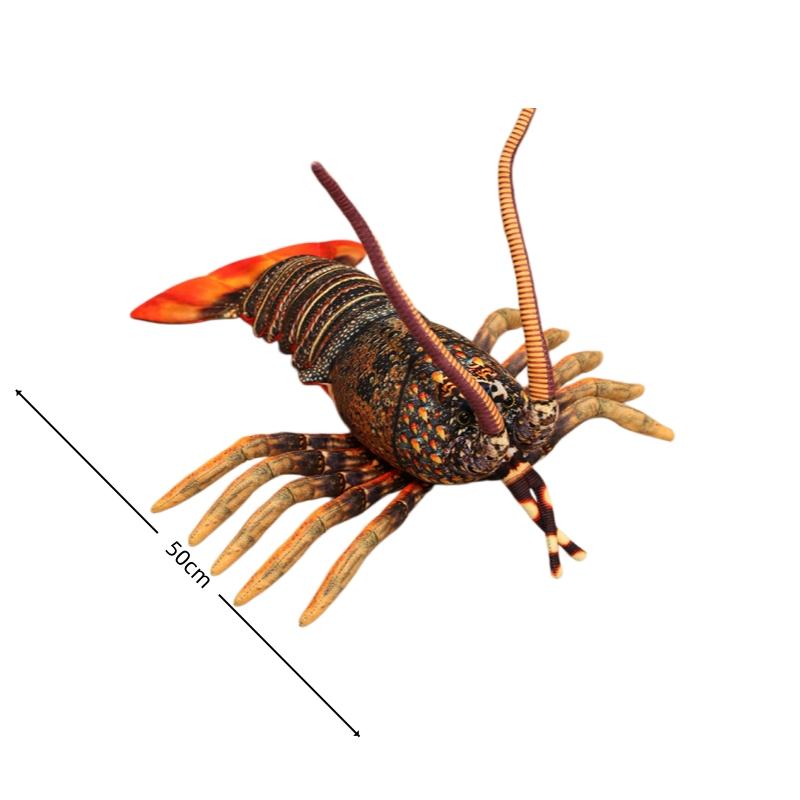 Simulations-Hummer-Stofftier Gefülltes Weiches Tier Garnelenkissen Kreatives Schlafkissen Cartoon Geburtstag Weihnachten Geschenk