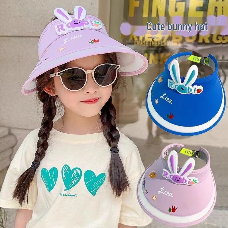 Children's Summer Sun Hat with UV Protection - Wide Brim for Boys and Girls