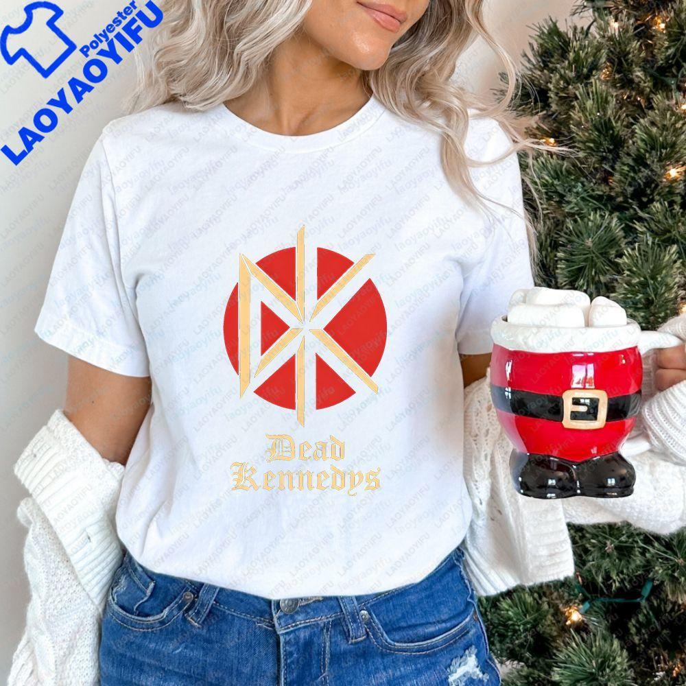 Retro DEAD KENNEDYS Unisex Style Hiphop Casual Shortsleeved Tshirt Suitable for Both Unisex and WoUnisex with A Round Neckline