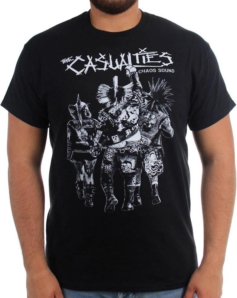 THE CASUALTIES Choas Sound Official Band T-Shirt LARGE NEW XL