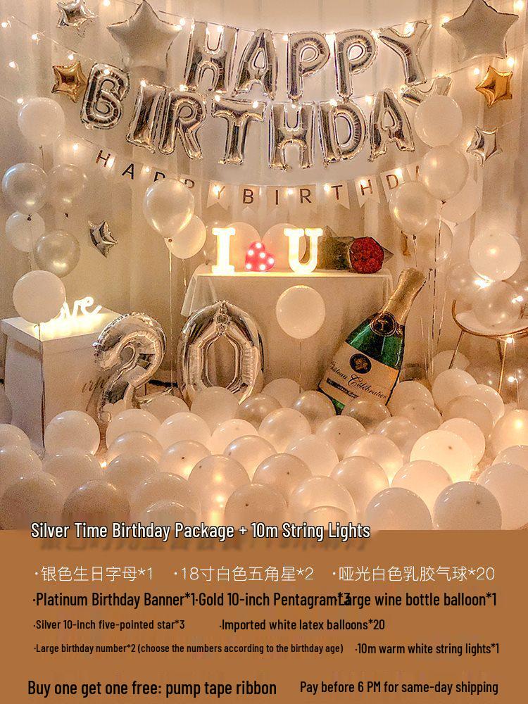 18th Birthday Party Decorations: Balloons & Background Wall Props for Boys & Girls