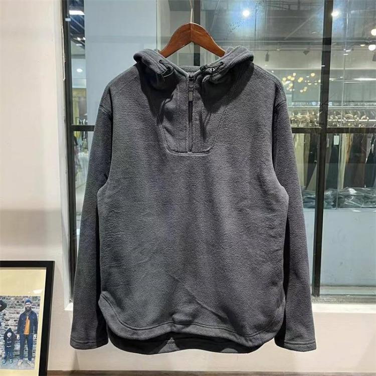 

Winter Oversize Fleece Sweatshirt for Women Hooded Thickened Pullover Long Sleeve Loose Solid Color Casual Top S