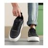Men White Platform Sneakers Lace-up Casual Shoes Lightweight Comfortable Walking Shoes