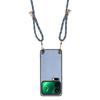 For Xiaomi 17 Pro Case Carbon Fiber Texture PU + PC + TPU Anti Drop Phone Cover with Crossbody Lanyard