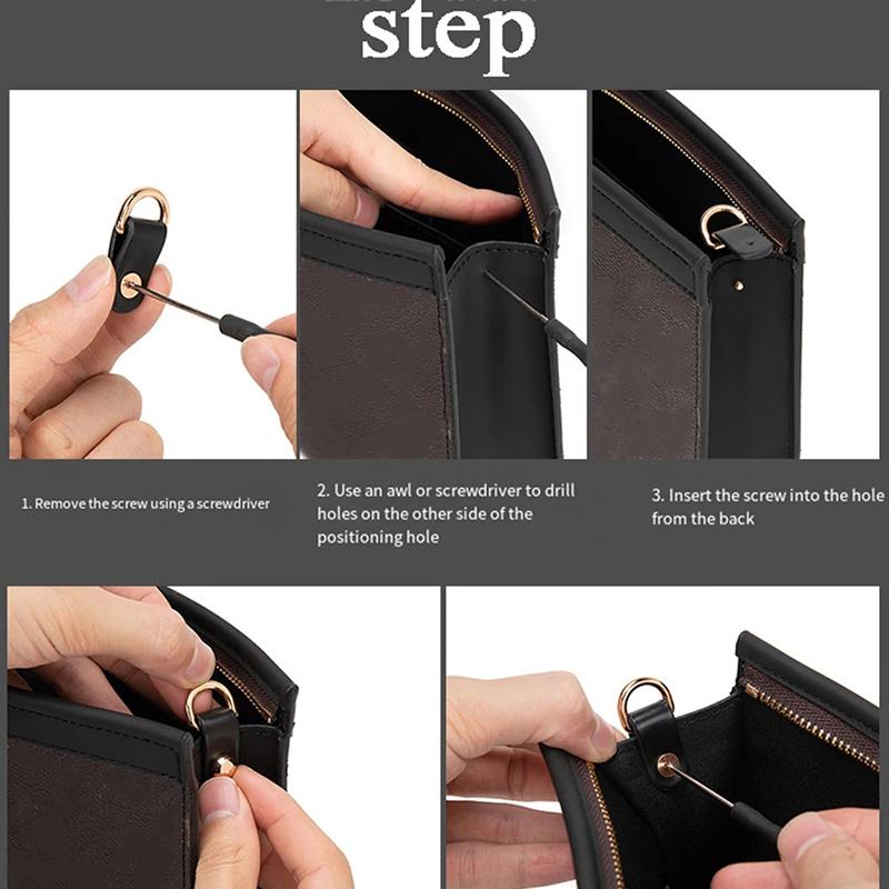 High Quality D-Shaped Bag Buckles Ring Bag Hardware Accessories Fashion Handbag Buckle Woman Bags Strap Ornaments Bag Decoration