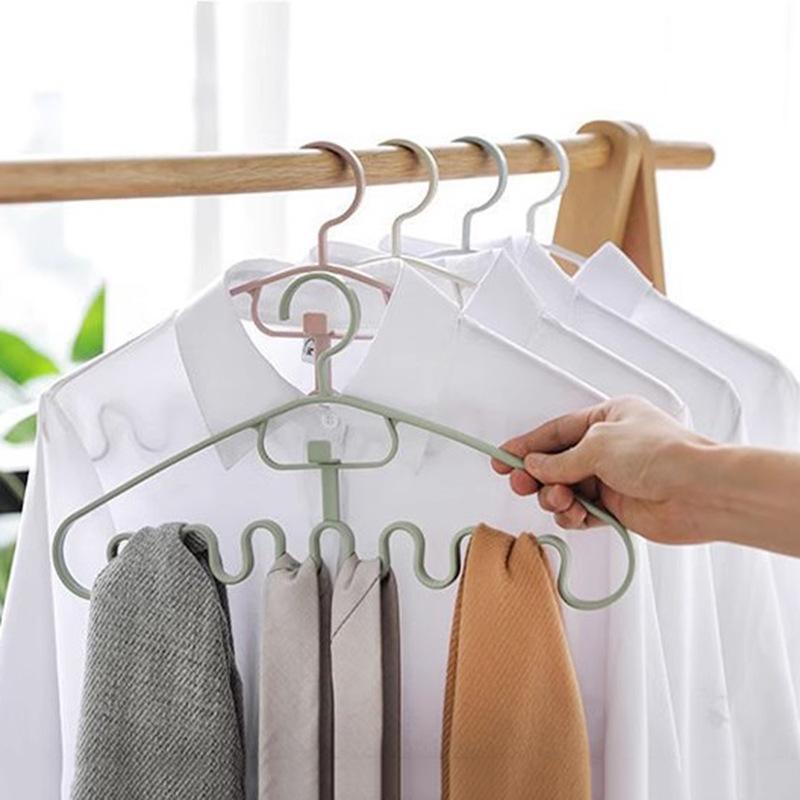 Wave Hanger Underwear Sling Storage Rack Multi-functional Home Hangers In Student Dormitories No Trace Drying Rack