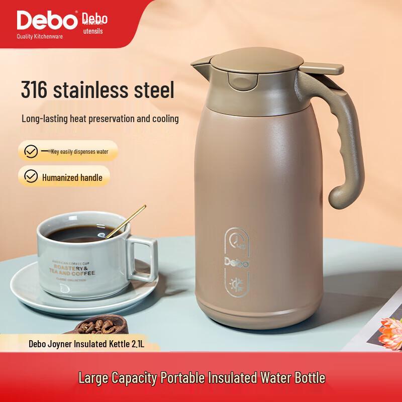 Debo Joyner Large Capacity Thermal Flask DEP-851 2100ml
