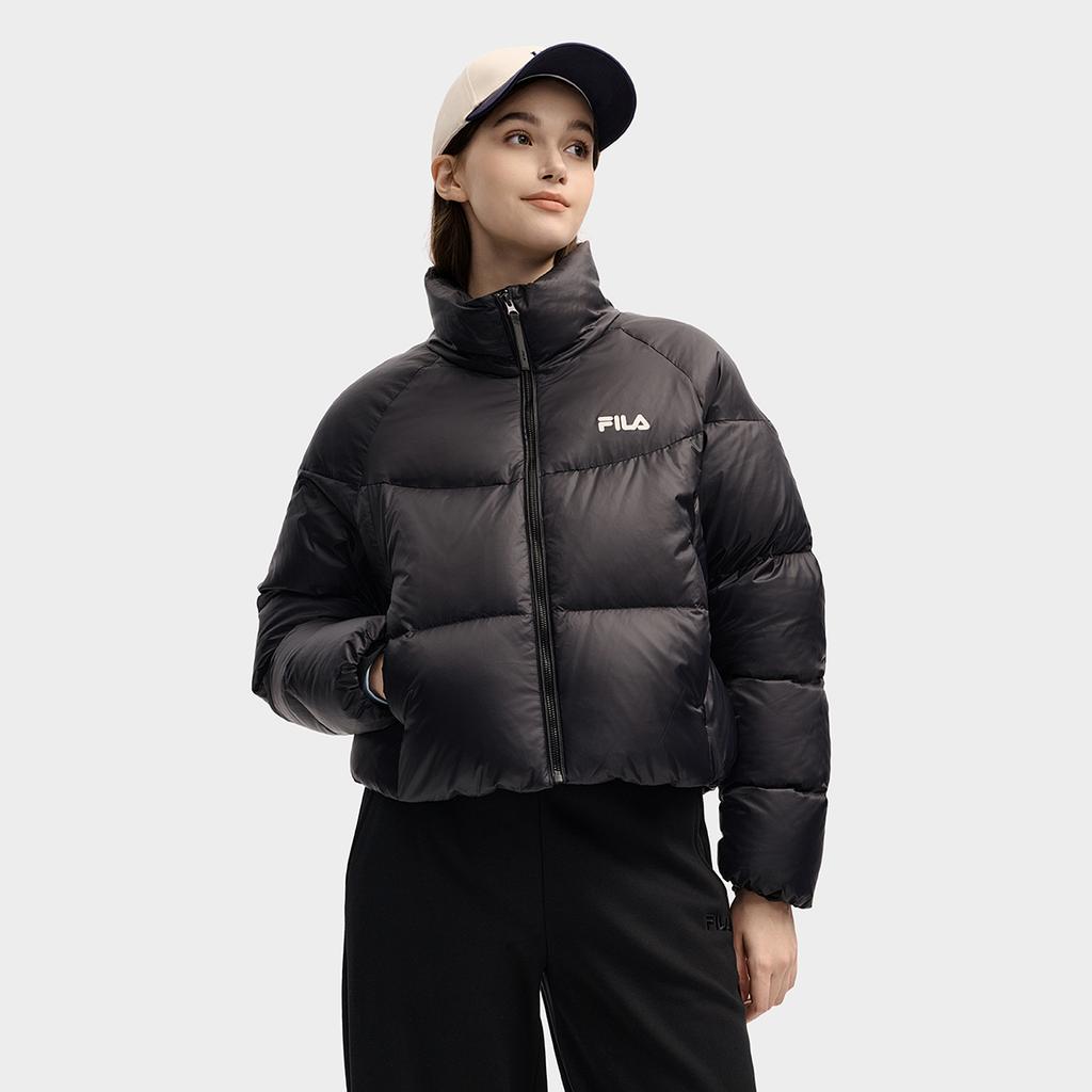 Fila Polaire Chaud Col Montant Doudoune Femme Vêtements d'Extérieur F51W549902FBK
