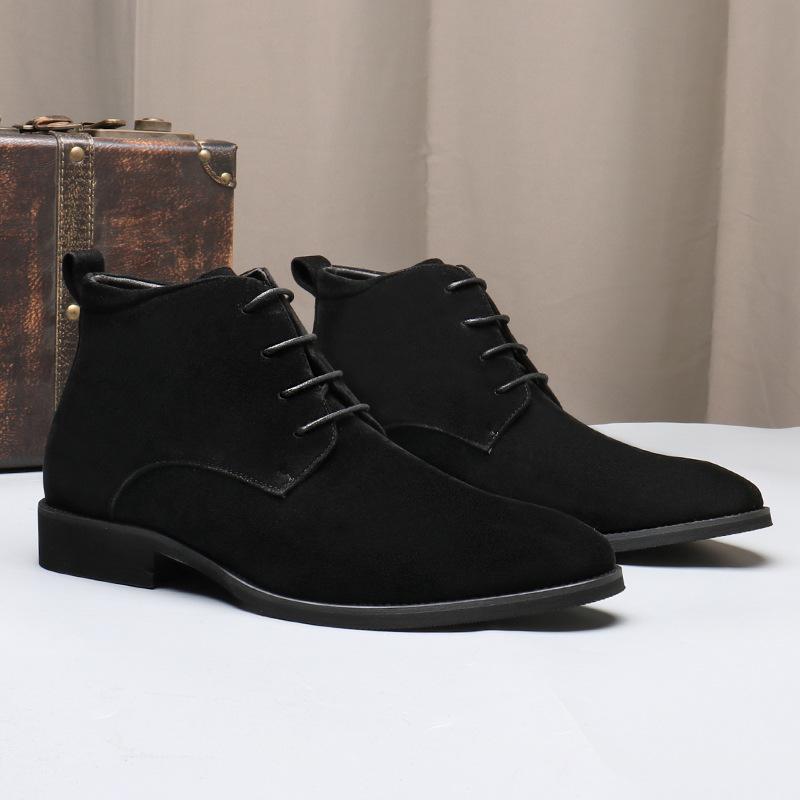 Men's Classic Retro Desert Boots Mens Fashion Lace-up Ankle Boot Men British Style Short Boots High-top Casual Shoes