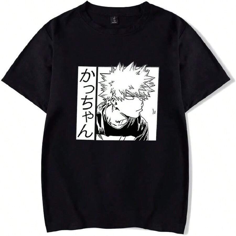Unisex MHA Bakugou Katsuki Plus Ultra Graphic TShirt S
