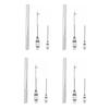 4Set Aluminium Alloy Fishing Needle Set Rotatable Multifunctional Lure Bait Needle Set Non-Slip Grip 2-in-1