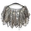 Women's Sequin Beaded Mesh Shawl Bolero - Stylish Outerwear for Dance and Evening Gowns