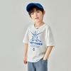 Duoduo Kids Mecha Warrior Chłopięca bawełniana koszulka z krótkim rękawem o przyjemnym w dotyku materiale